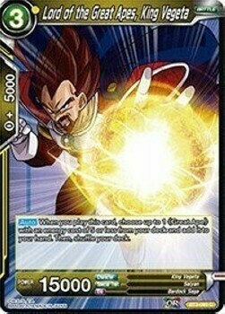 Lord of the Great Apes, King Vegeta Card Front