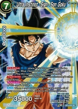 Ultra Instinct -Sign- Son Goku Card Front