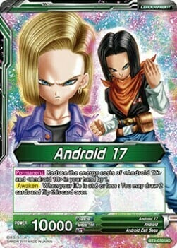 Android 17 // Diabolical Duo Androids 17 &amp; 18 Card Front