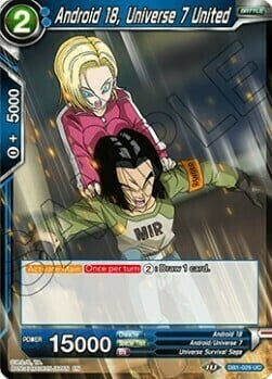 Android 18, Universe 7 United Frente