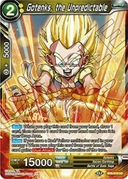 Gotenks, the Unpredictable Card Front