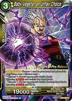 Baby Vegeta, una Scelta Ingiusta Card Front