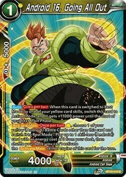 Android 16, Going All Out Card Front