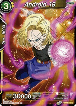 Android 18 Card Front