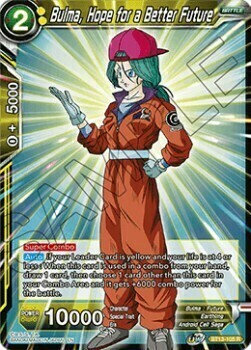 Bulma, Hope for a Better Future Card Front