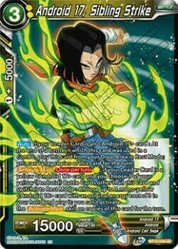 Android 17, Sibling Strike Card Front