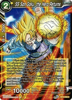 SS Son Goku, the Hero Returns Card Front