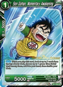 Son Gohan, Momentary Awakening Card Front