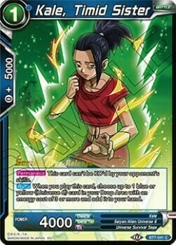 Kale, Timid Sister Card Front