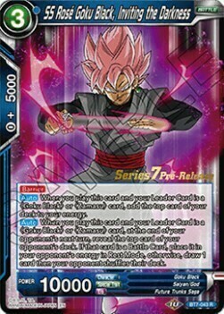 SS Rosé Goku Black, Inviting the Darkness Card Front