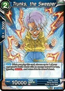 Trunks, the Sweeper Card Front