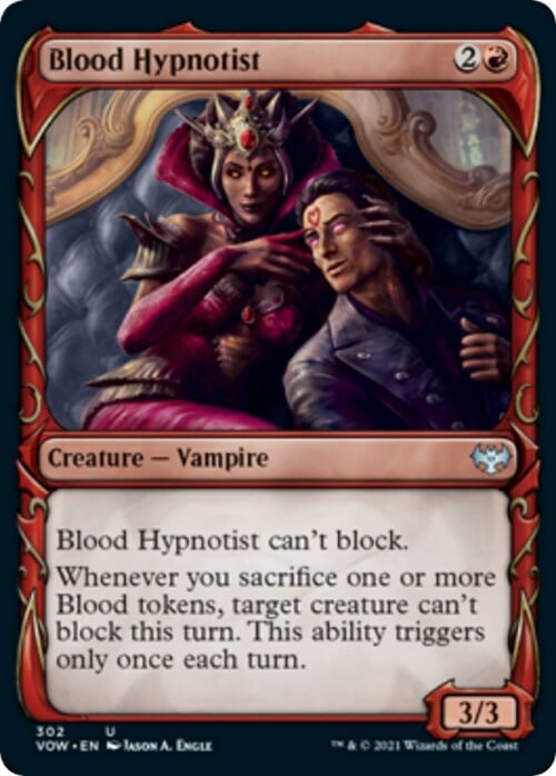 Ipnotizzatrice di Sangue Card Front