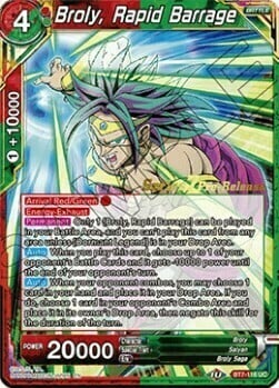 Broly, Rapid Barrage Card Front