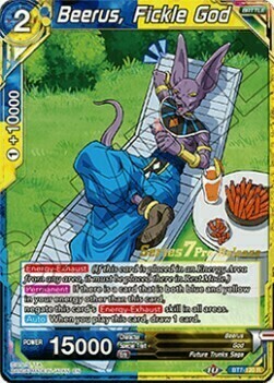 Beerus, Fickle God Card Front