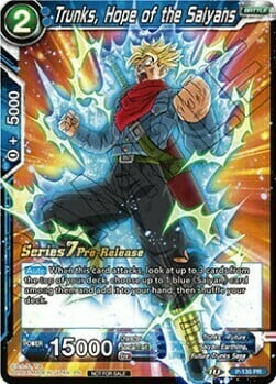 Trunks, Hope of the Saiyans Card Front