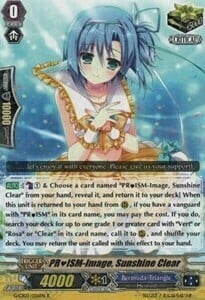 PRISM-Image, Sunshine Clear Card Front