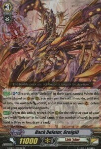 Hack Deletor, Greigiil Card Front