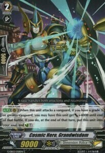 Cosmic Hero, Grandwisdom Card Front