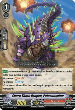 Sharp Thorn Dragon, Polacanspine [V Format] Card Front
