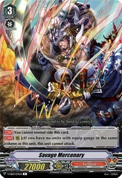 Savage Mercenary [V Format] Card Front
