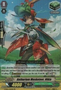 Anthurium Musketeer, Nikla [G Format] Card Front