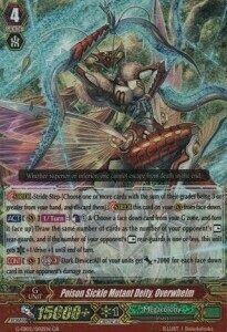 Poison Sickle Mutant Deity, Overwhelm [G Format] Card Front