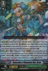 Ranunculus of Phantasmic Blue, Ahsha Card Front