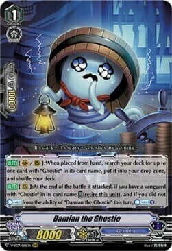 Damian the Ghostie Card Front