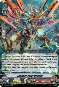 Thunder Valet Dragon Card Front