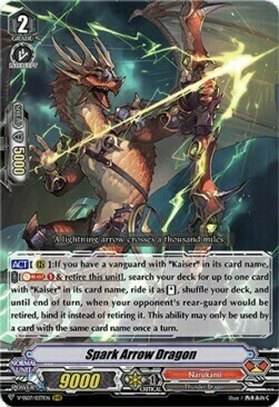 Spark Arrow Dragon Card Front