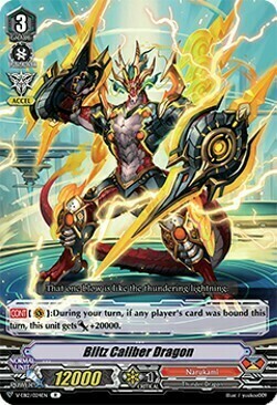 Blitz Caliber Dragon [V Format] Card Front