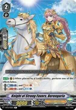 Knight of Strong Favors, Berengaria [V Format] Card Front