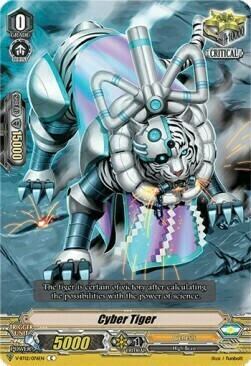 Cyber Tiger Card Front