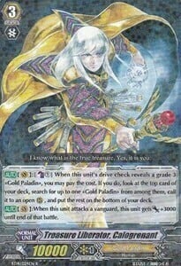 Treasure Liberator, Calogrenant [G Format] Card Front