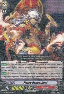 Flame Dance, Agni Card Front