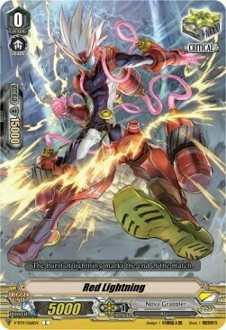 Red Lightning [V Format] Card Front