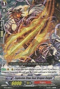 Explosive Claw Seal Dragon Knight Card Front