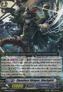 Sleepless Skipper, Blackgick [G Format] Card Front