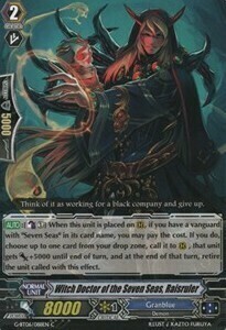 Witch Doctor of the Seven Seas, Raisruler [G Format] Card Front