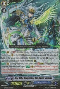 One Who Surpasses the Storm, Thavas [G Format] Card Front