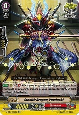 Stealth Dragon, Yamisaki [V Format] Card Front