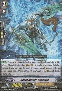 Beast Knight, Garmore Card Front
