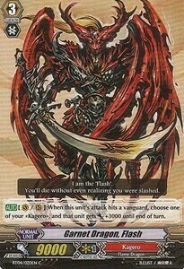 Garnet Dragon, Flash Card Front