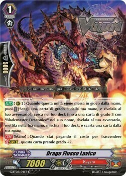 Drago Flusso Lavico Card Front