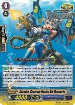 Despina, Generale Marino Blu Tempesta Card Front