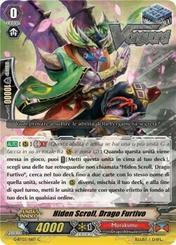 Stealth Dragon, Hiden Scroll [G Format] Card Front