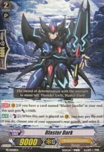 Blaster Dark Card Front