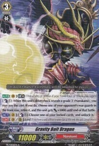 Gravity Bolt Dragon Card Front