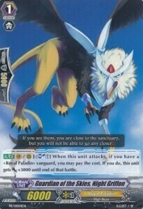 Guardian of the Skies, Night Griffon [G Format] Card Front