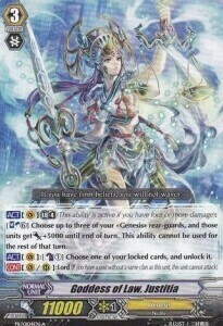 Goddess of Law, Justitia [G Format] Card Front